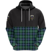Rose Hunting Ancient Clan Half Of Tartan Zipper Hoodie
